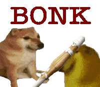 bonk gif