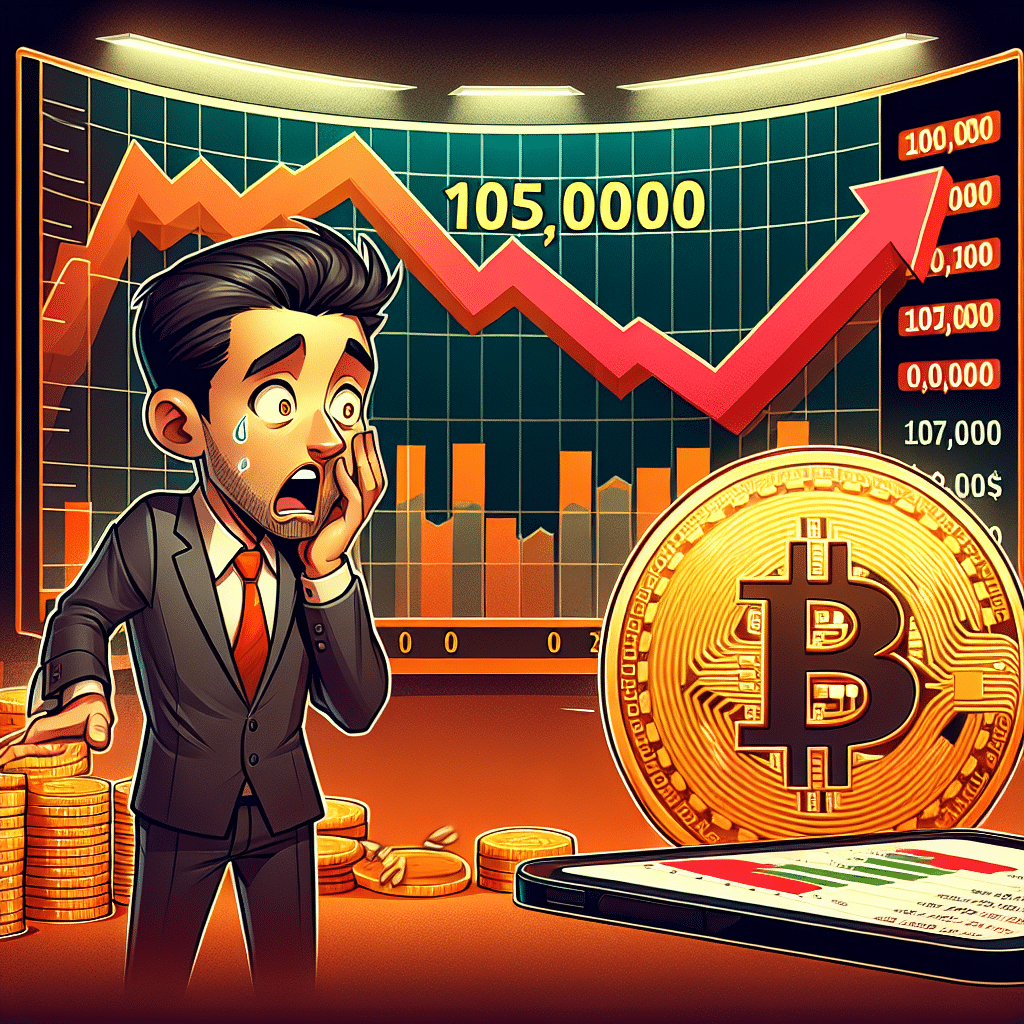 Chute marquante : une stratégie crypto perd 50% alors que le Bitcoin passe sous 105 000 $